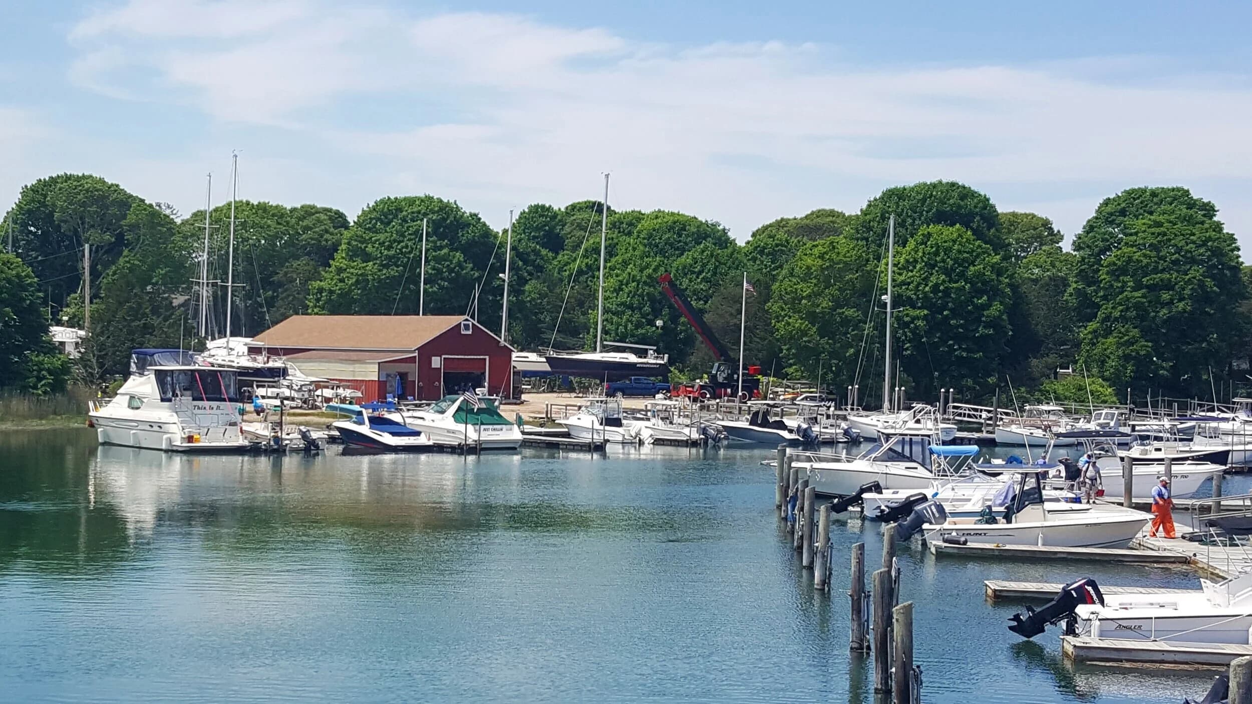 Scallop Bay Marina on the Pocasset River